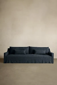 WASHED LINEN SLIPCOVER COUCH