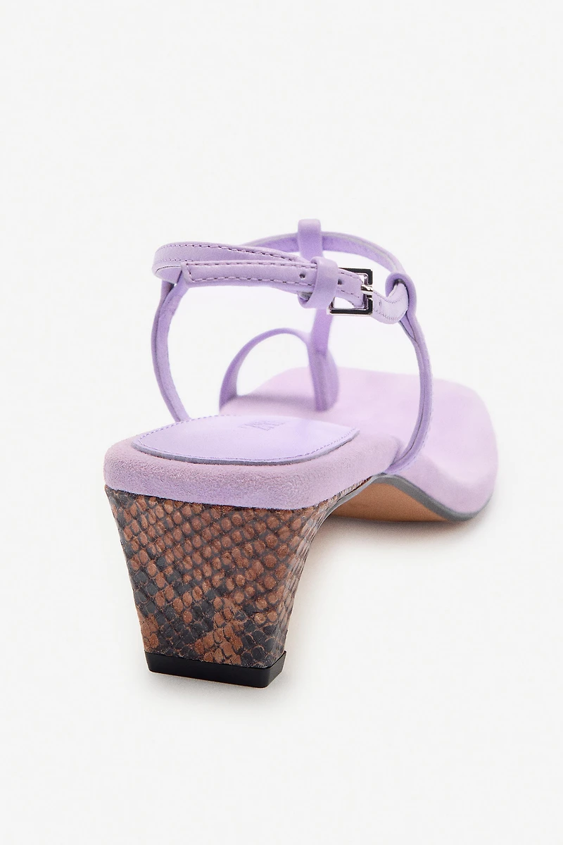 LIMITED EDITION SPLIT LEATHER SANDALS