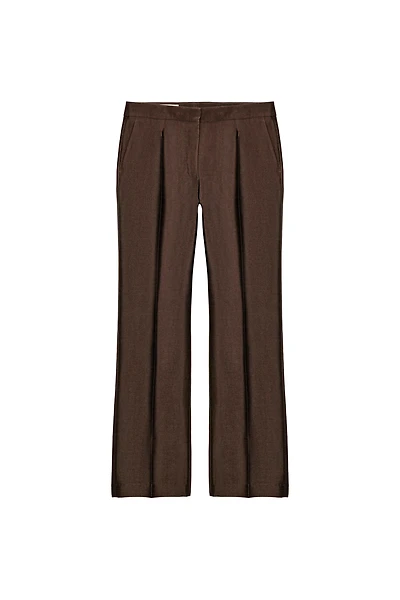 SATIN SLIM FIT PANTS