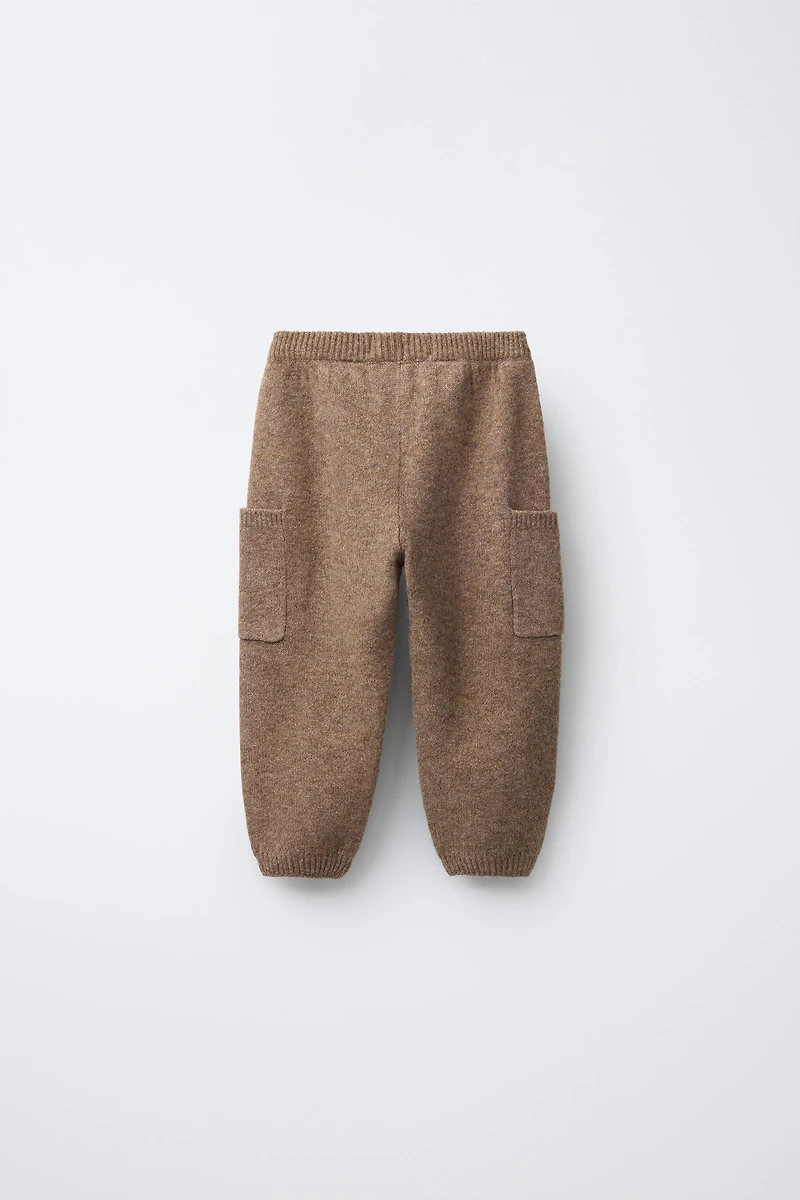 PANTALON DE JOGGING EN MAILLE
