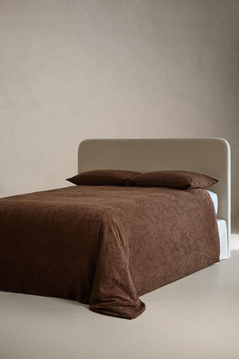 COTTON AND LINEN DUVET COVER