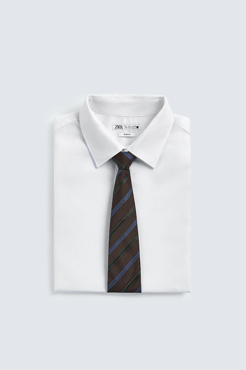 LIMITED EDITION 100% SILK STRIPED TIE