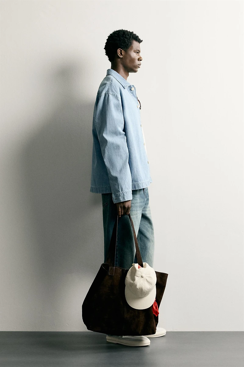 BOXY FIT DENIM SHIRT