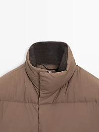 Water-repellent puffer jacket