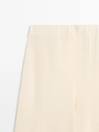 Total look wide-leg flowing trousers