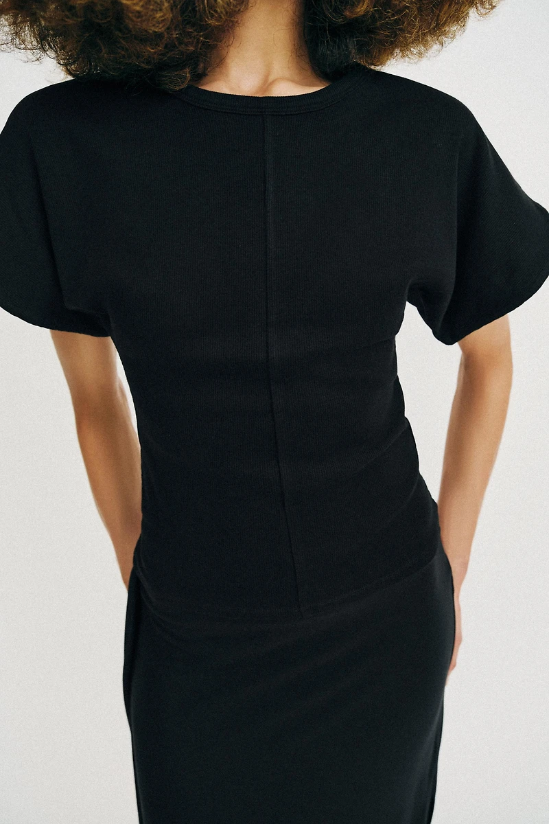BALLOON SLEEVE TOP