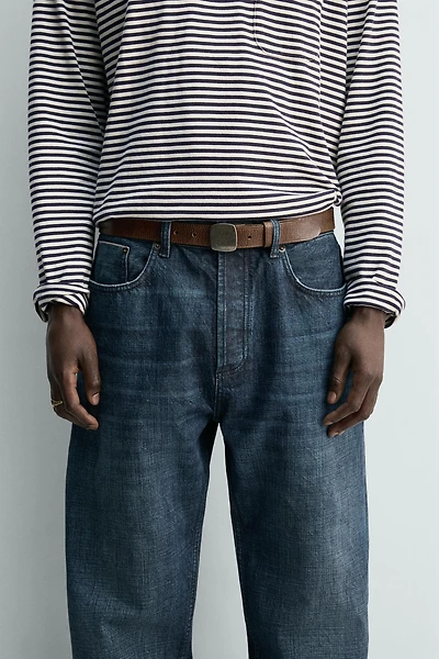 METAL PLATE BUCKLE BELT