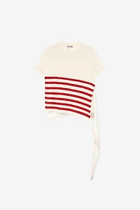 ASYMMETRIC STRIPED KNIT TOP - THE ITEM ZARA WOMAN