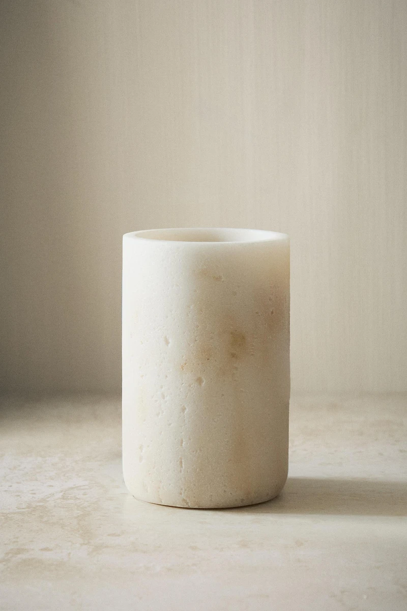 VERRE BROSSE À DENTS EFFET MARBRE