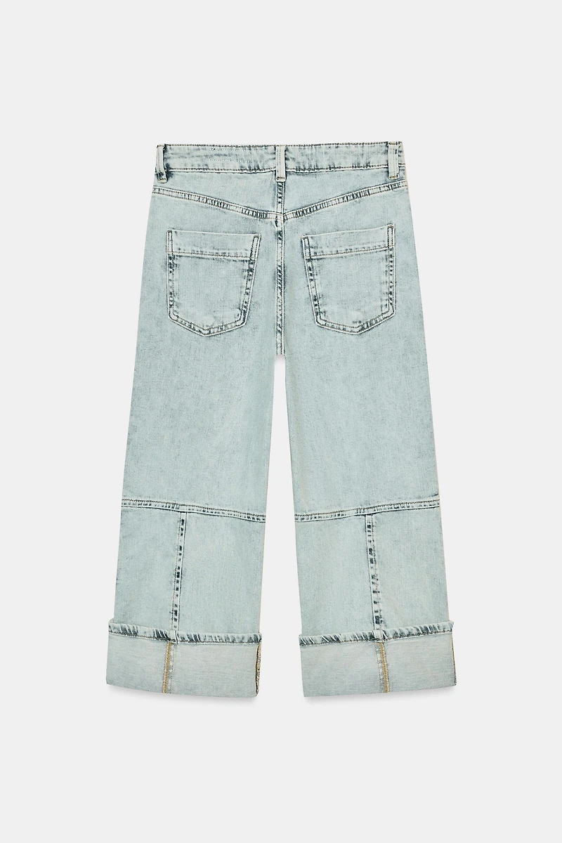 ZW COLLECTION MID-RISE CAPRI JEANS