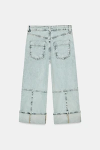 ZW COLLECTION MID-RISE CAPRI JEANS