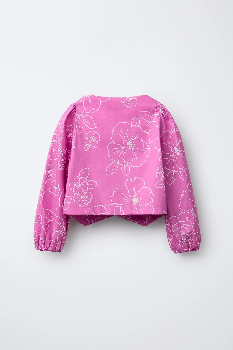 FLORAL PRINT SHIRT