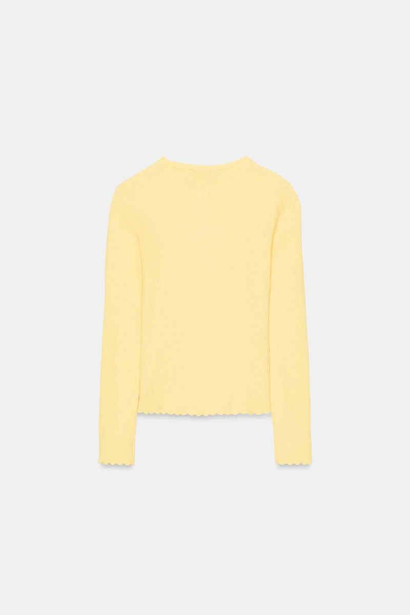 RIB KNIT CARDIGAN