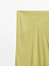 Long flowing satin skirt - STUDIO