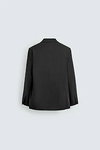 STRIPED DOUBLE BREASTED BLAZER