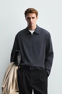 CHEMISE POLO AVEC VISCOSE