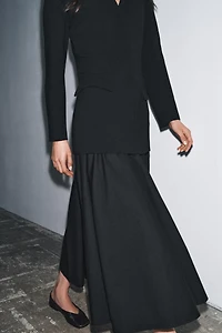 ZW COLLECTION COMBINATION BLAZER DRESS