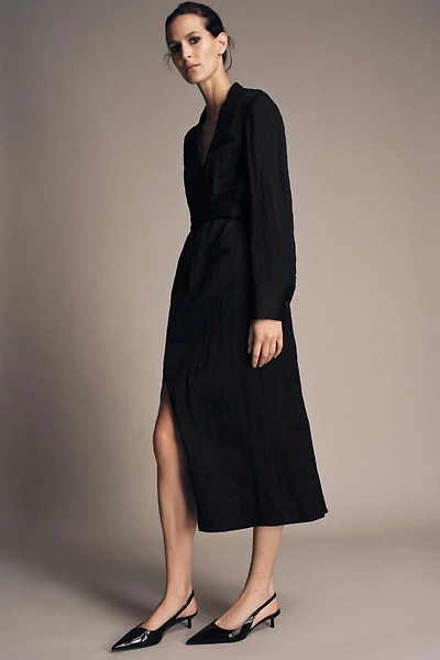 ZW COLLECTION LIMITED EDITION CRINKLED SATIN EFFECT DRESS