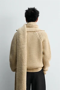 LIMITED EDITION WAFFLE KNIT SWEATER