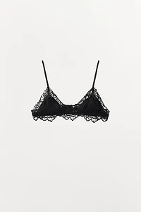 POINTELLE LACE BRALETTE