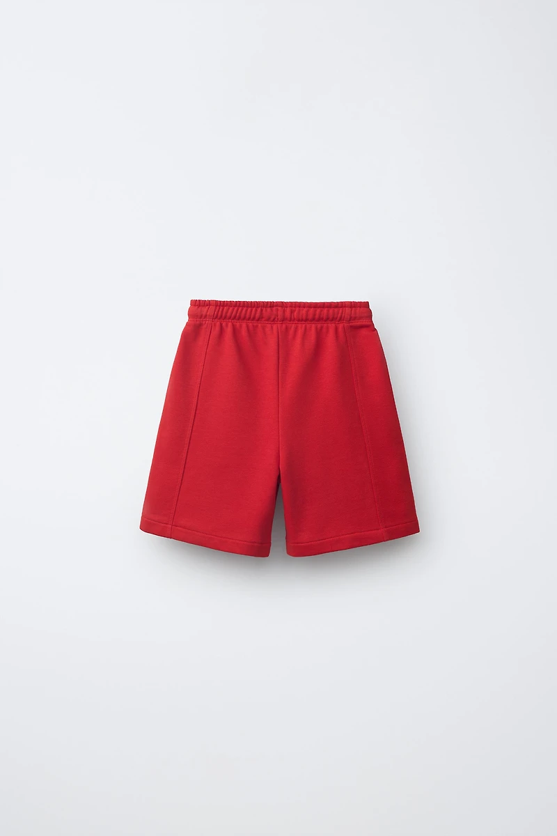 TEXT JOGGING SHORTS
