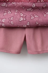 JUPE-SHORT À IMPRIMÉ PAPILLONS