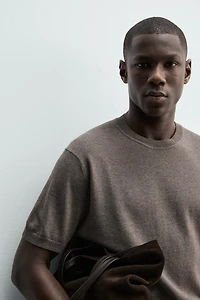 KNIT REGULAR FIT T-SHIRT