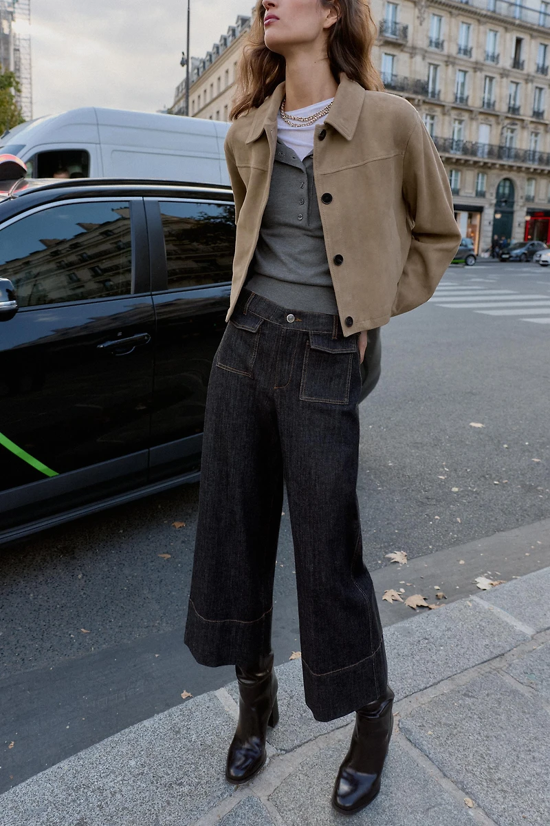 JEAN Z1975 CULOTTE TAILLE NORMALE POCHES À RABAT