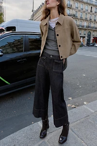 JEAN Z1975 CULOTTE TAILLE NORMALE POCHES À RABAT