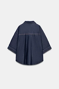 Z1975 GOLD APPLIQUÉ DENIM SHIRT