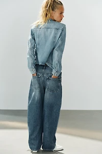 TRF MID-RISE BAGGY JEANS