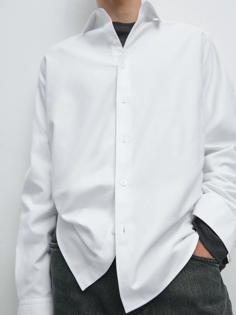 Chemise twill regular fit