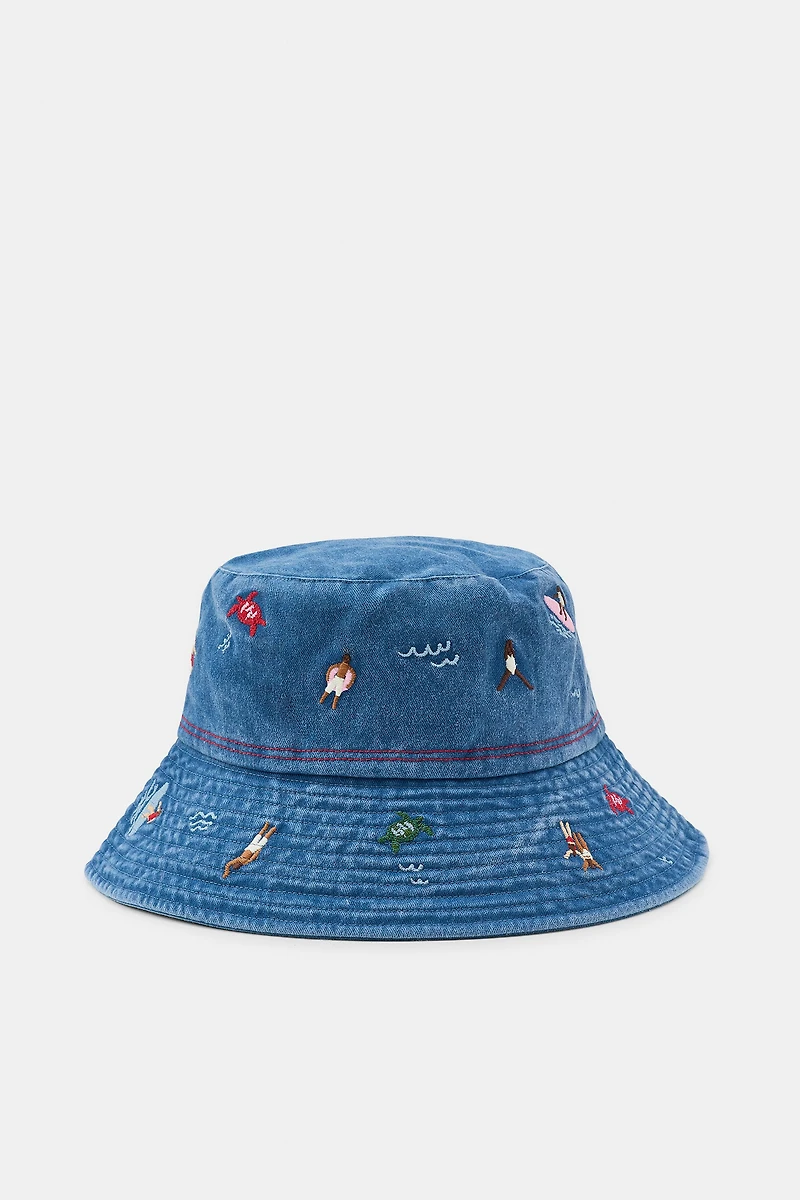 CHAPEAU BOB BRODERIES
