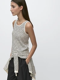 100% cotton knit top