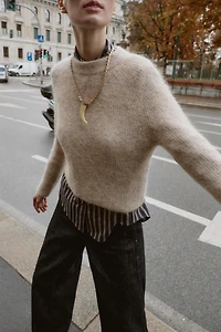 WOOL AND ALPACA JUMPER