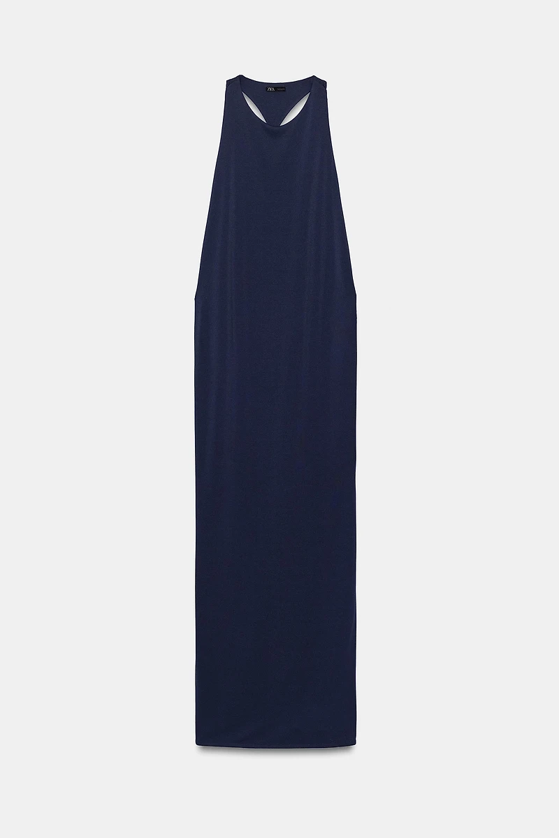 MIDI DRESS WITH APPLIQUÉ