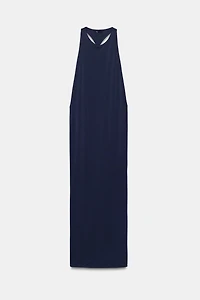 MIDI DRESS WITH APPLIQUÉ