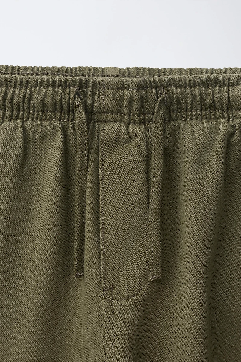 TWILL JOGGER PANTS