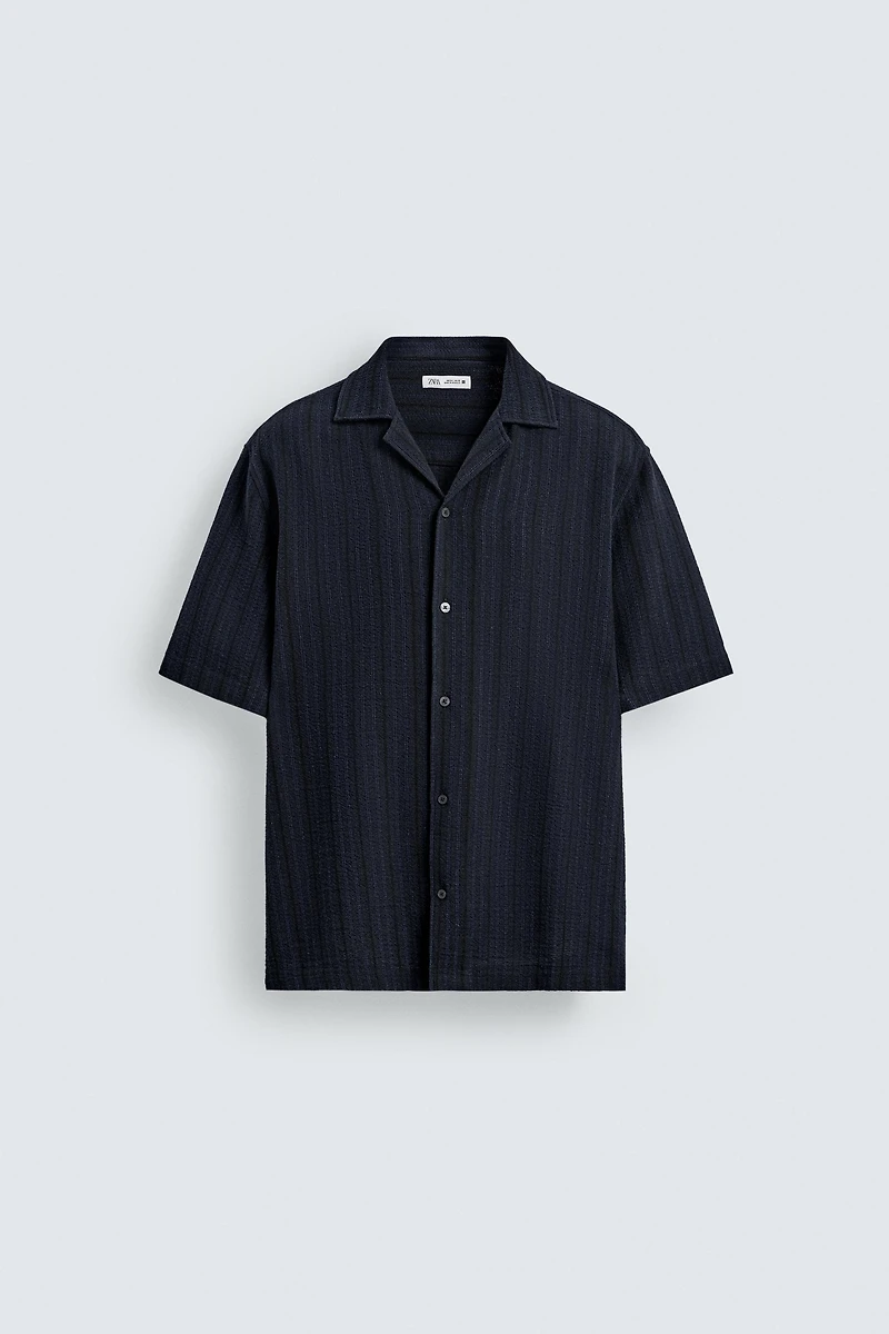 CHEMISE JACQUARD GÉOMÉTRIQUE