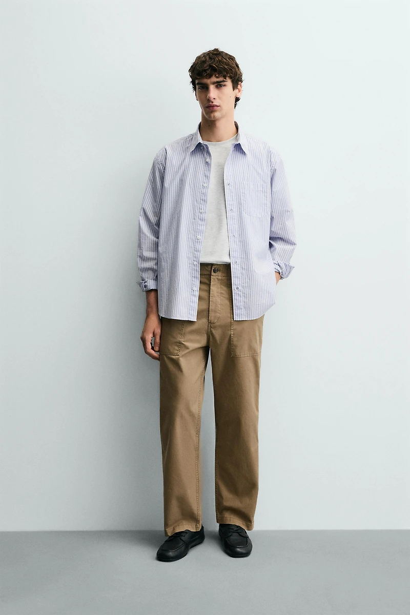 PANTALON STRAIGHT FIT DÉLAVÉ