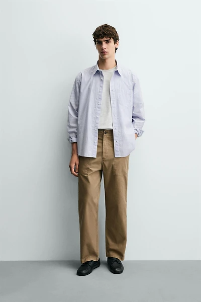PANTALON STRAIGHT FIT DÉLAVÉ