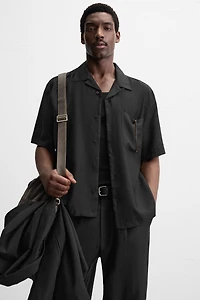 RELAXED FIT FLOWY SHIRT