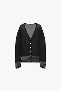 GILET EN MAILLE POINTELLE
