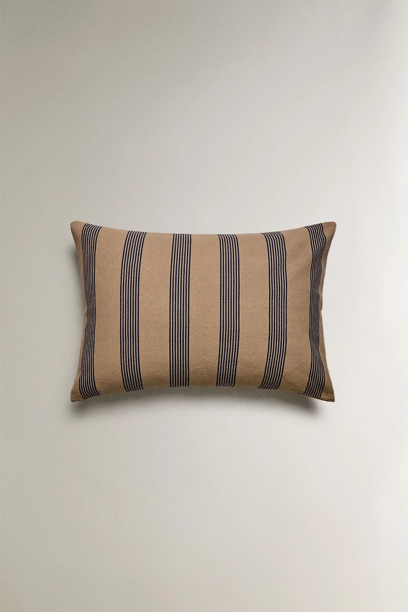 HOUSSE COUSSIN RAYURES