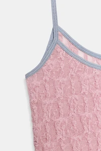 LACE STRAP TOP