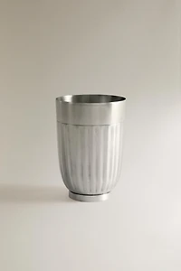 VERRE À DENTS MÉTAL ONDULÉ
