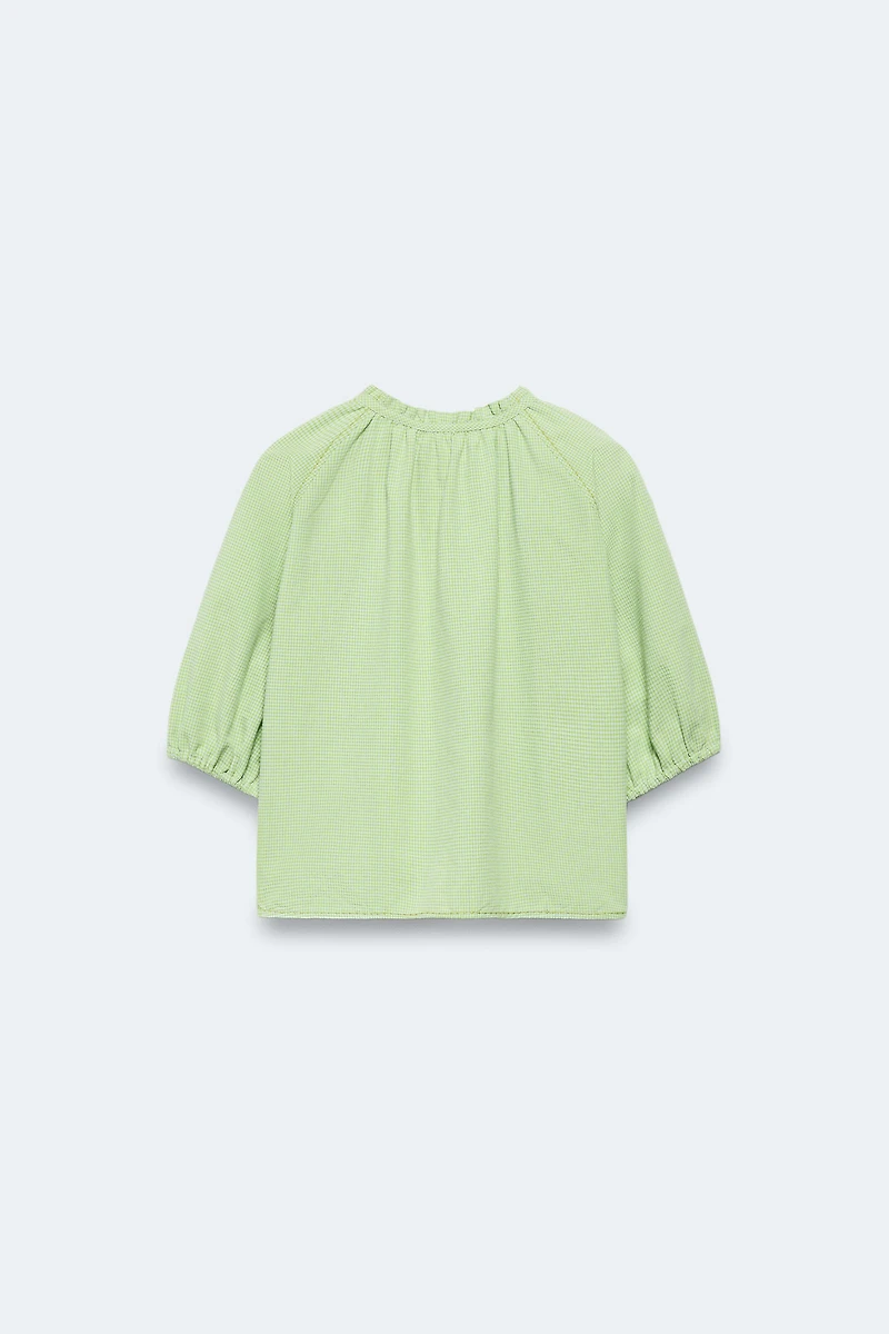 2-14 YEARS / LIMITED EDITION GINGHAM BLOUSE