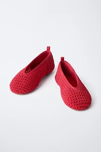 CROCHET BALLET FLATS