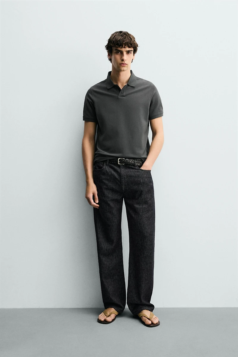 PIQUÉ TEXTURED POLO