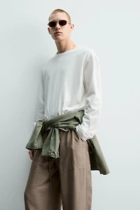 RELAXED FIT FLOWY PANTS